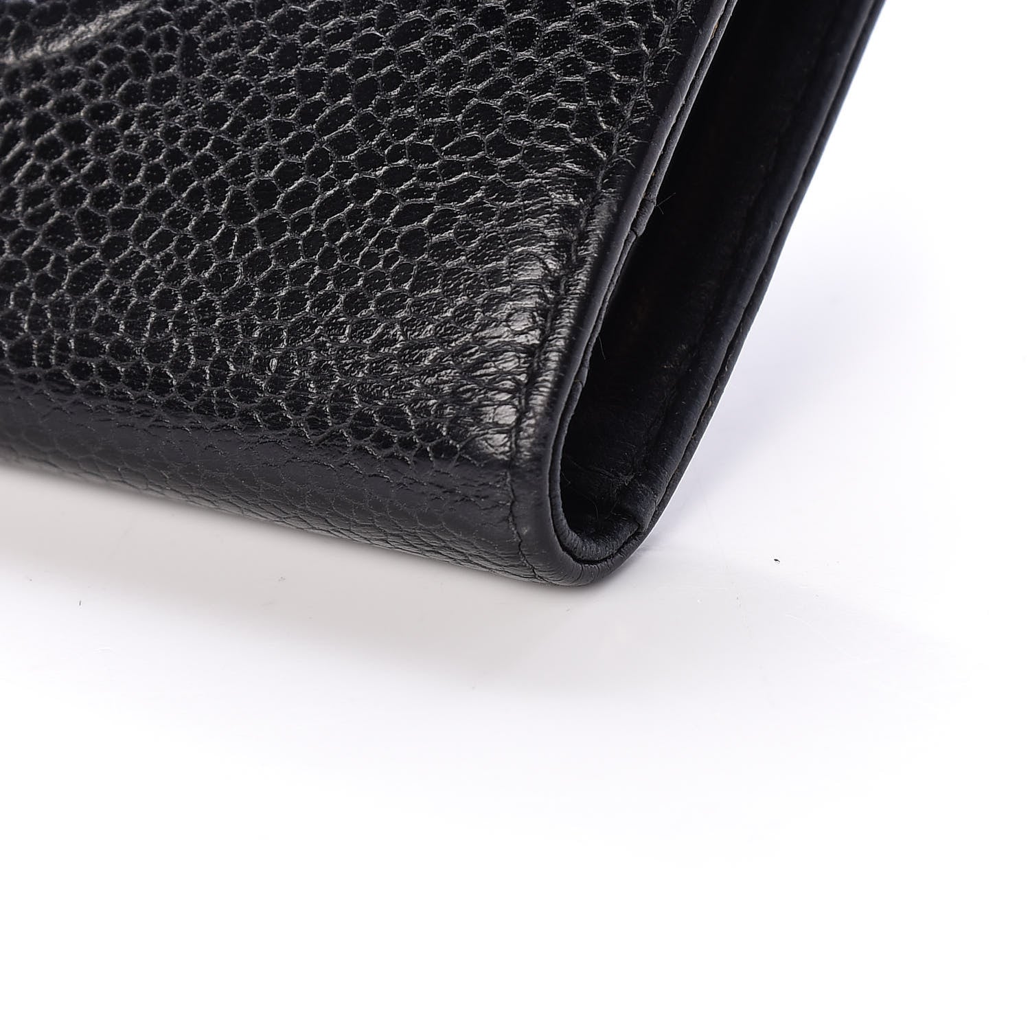 Chanel Caviar Timeless CC Compact French Wallet Black 9 of 15
