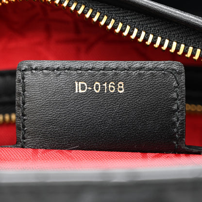 Christian Dior Lambskin Cannage Medium Lady Dior Black 7 of 10
