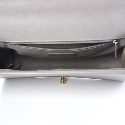 Chanel Caviar Quilted New Medium Boy Flap Grey 5 of 10