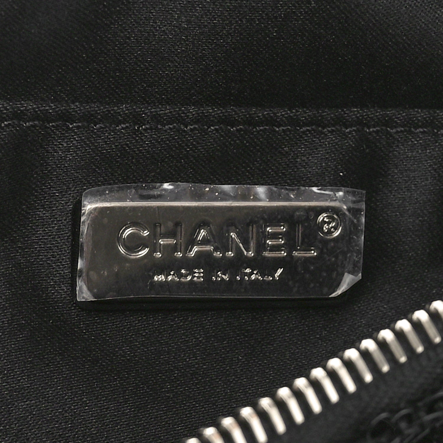 Chanel Sequin Shiny Aged Calfskin Sparkling City Waist Bag Fanny Pack Black Silver 6 of 11