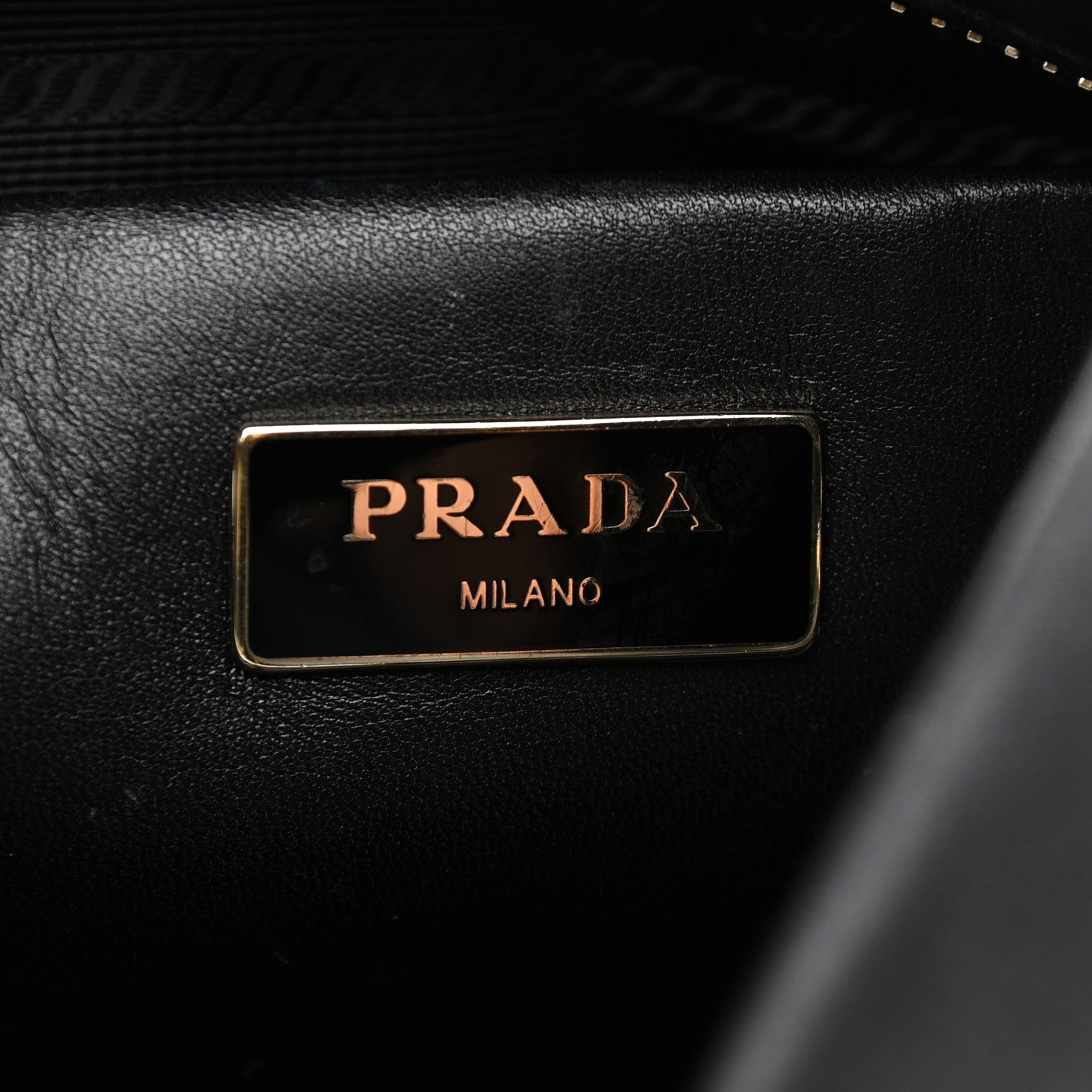 Prada Nappa Re-Nylon Triangle Quilted Patchwork System Tote Black 8 of 10