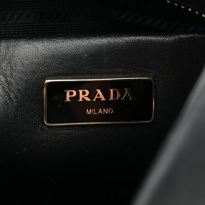 Prada Nappa Re-Nylon Triangle Quilted Patchwork System Tote Black 8 of 10