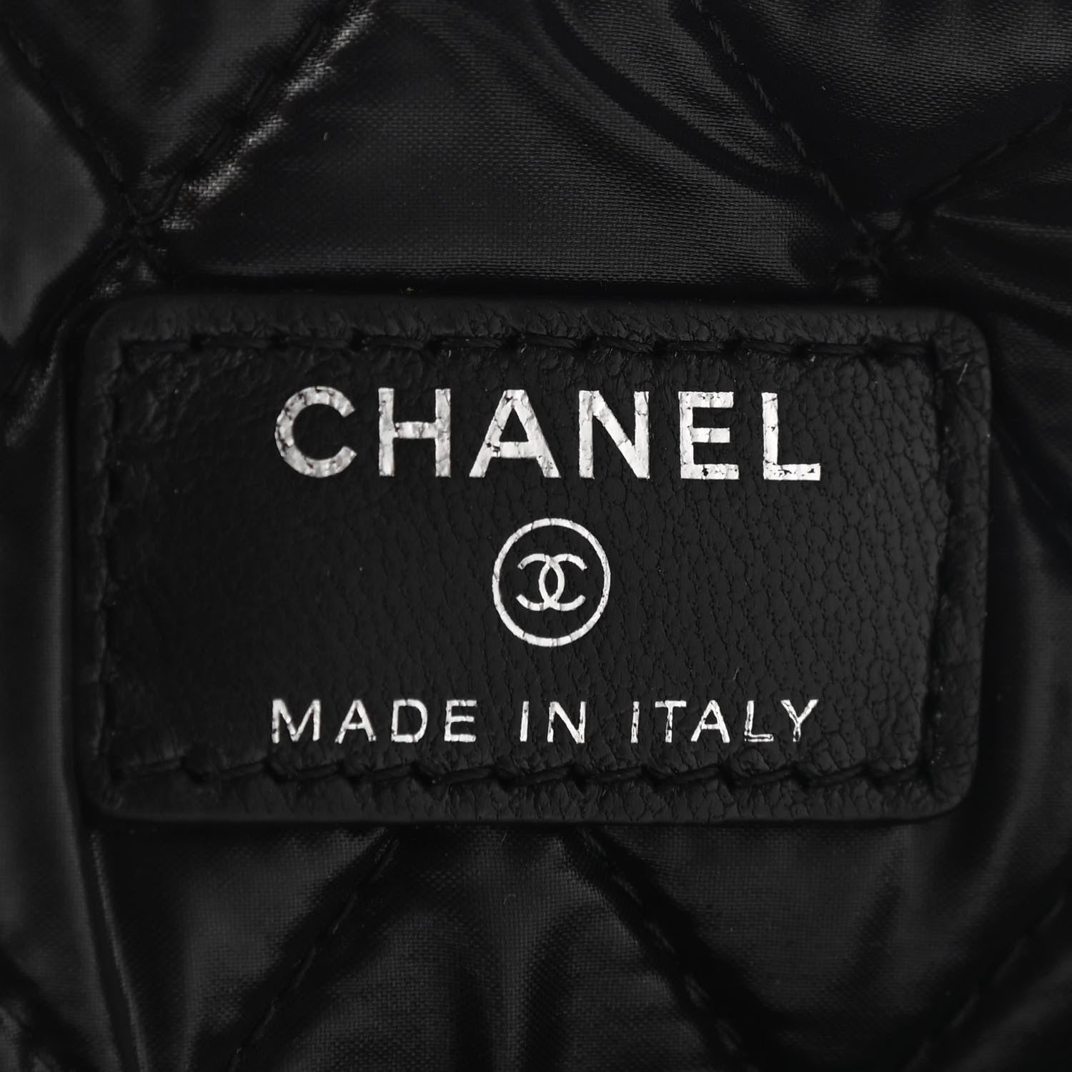 Chanel Lambskin Quilted Large Cosmetic Case Black 6 of 7