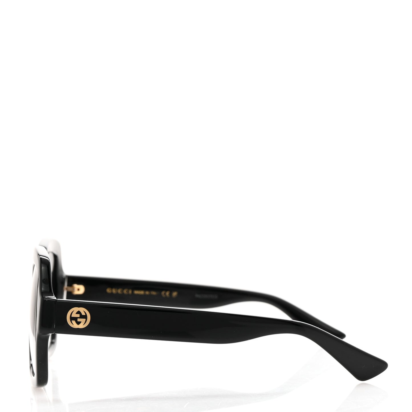 Acetate Square Frame Sunglasses GG1337S Black