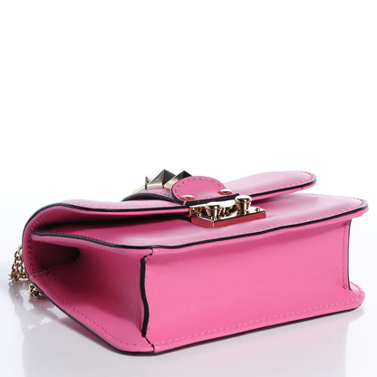 Valentino Garavani Vitello Mini Glam Lock Rockstud Flap Ninphea 4 of 8