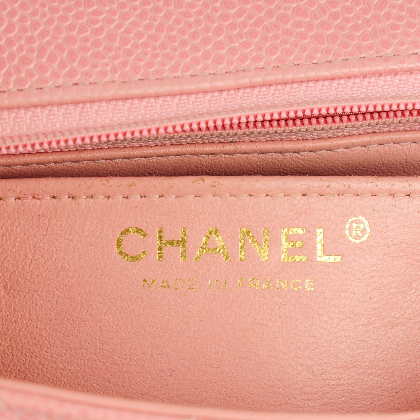 Chanel Caviar Quilted Mini Square Flap Pink 7 of 7