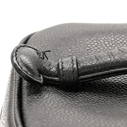 Chanel Caviar Vanity Cosmetic Case Black 9 of 11