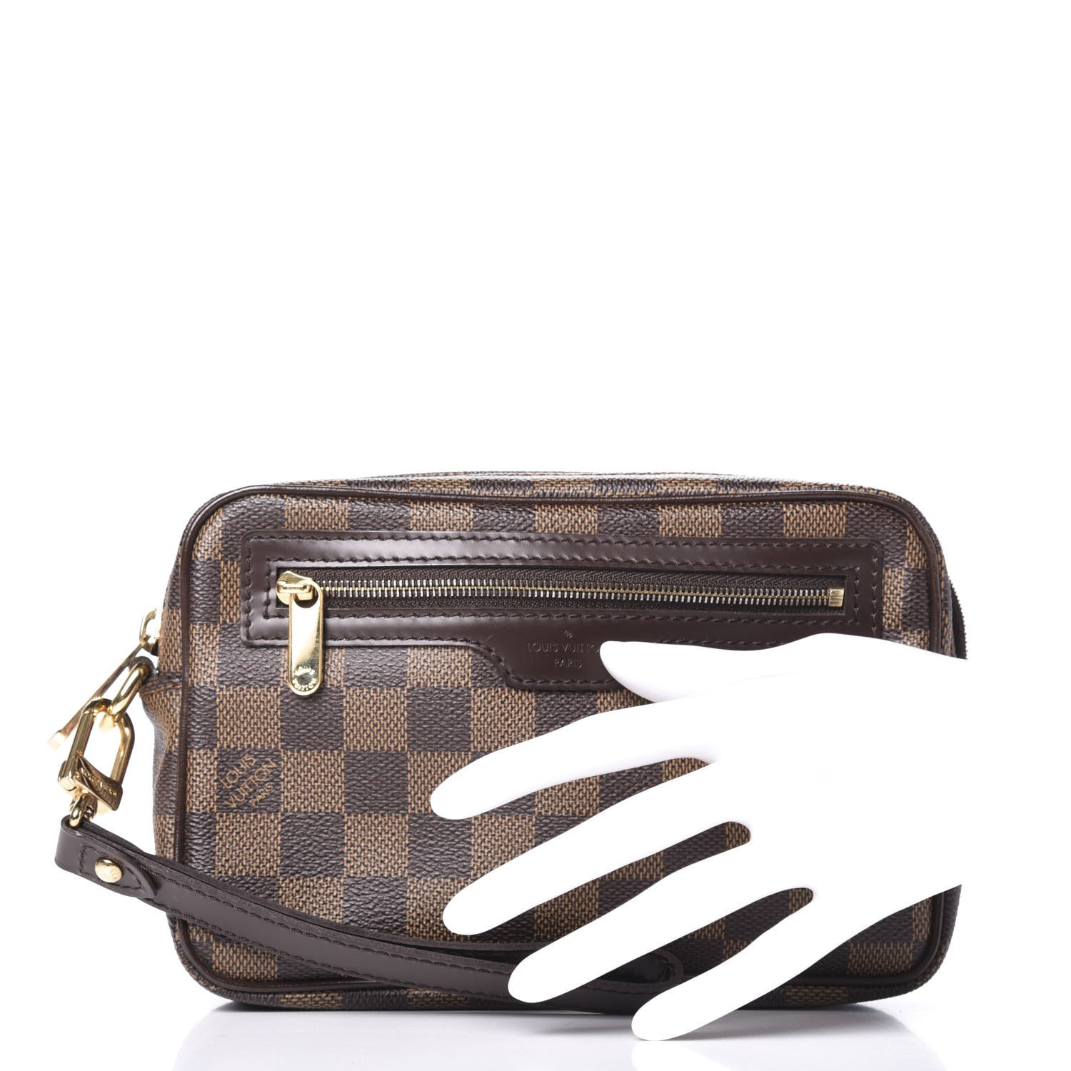 Louis Vuitton Damier Ebene Pochette Billets Macao 2 of 10