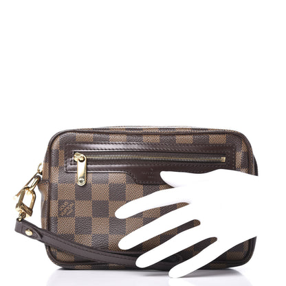 Louis Vuitton Damier Ebene Pochette Billets Macao 2 of 10