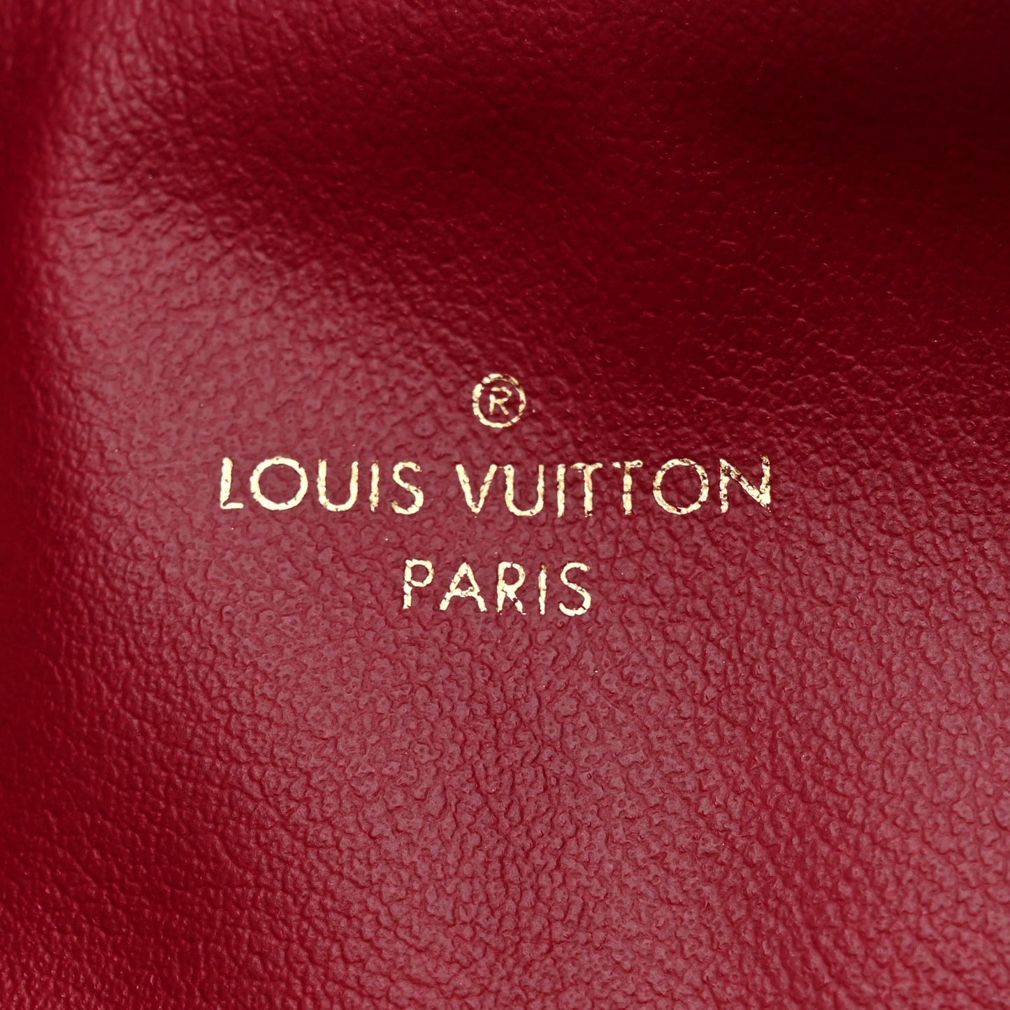 Monogram Felicie Chain Wallet Zippered Insert Fuchsia