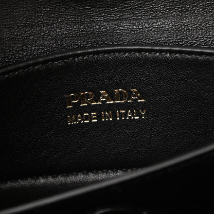 Prada Saffiano Cuir Small Double Bag Cammeo Black 5 of 8