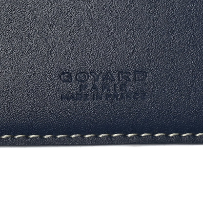 Goyard Goyardine Grenelle Passport Wallet Navy 6 of 6