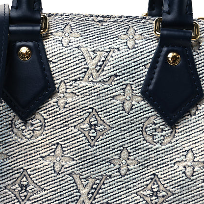 Louis Vuitton Monoglam Speedy Bandouliere 20 Blue 7 of 10