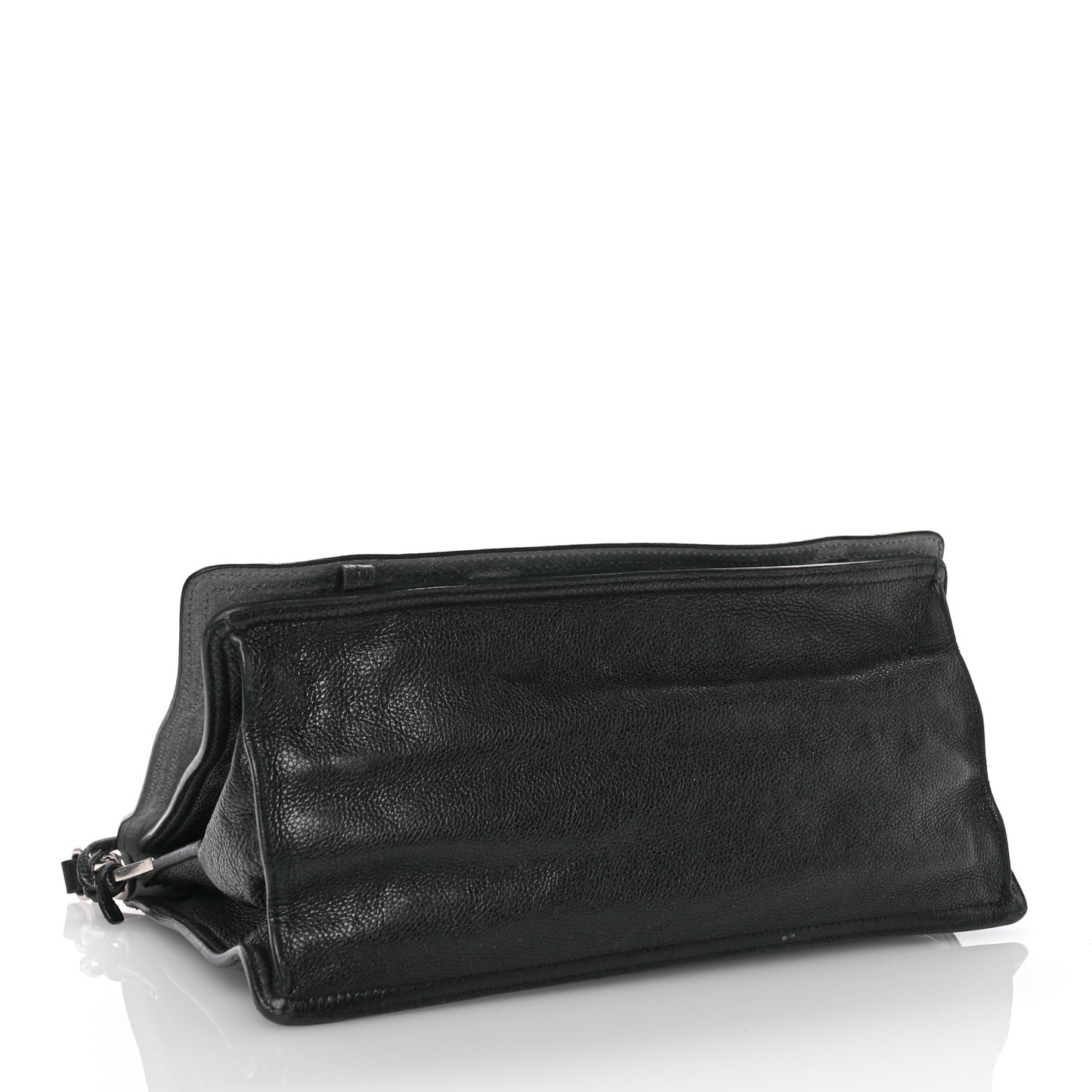 Glace Calf Etiquette Flap Black Astrale