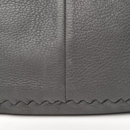 Bottega Veneta Cervo Braided Zip Hobo Ferro 13 of 15