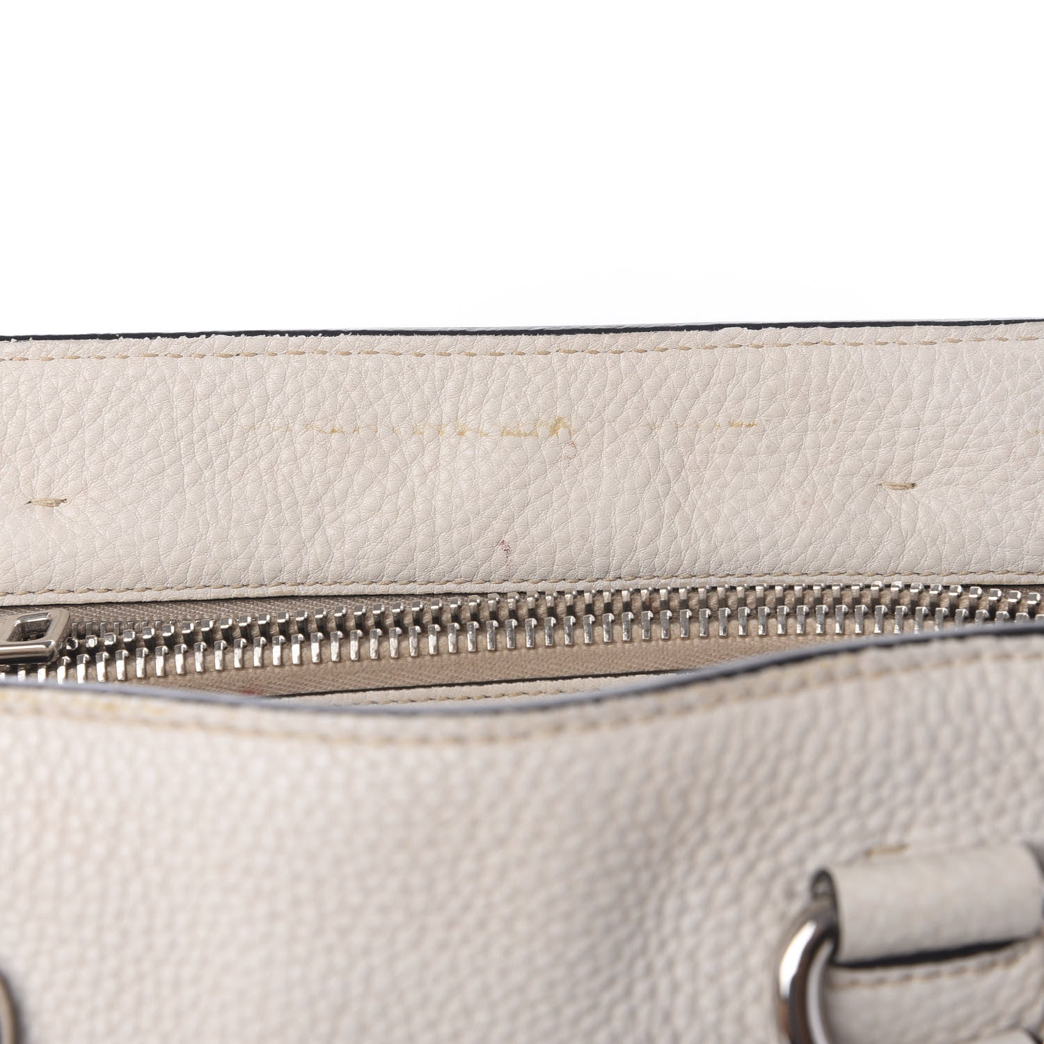 Prada Vitello Daino Top Handle Tote Bianco 7 of 12