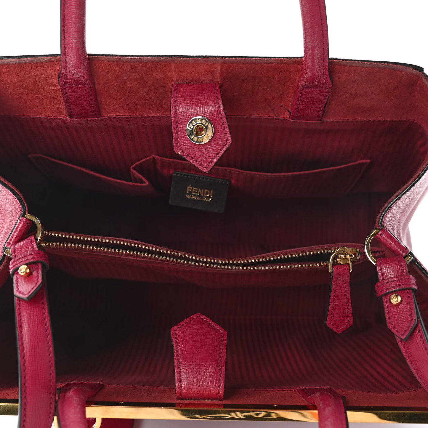 Vitello Elite Regular 2Jours Tote Rosso Scuro Ciliegia