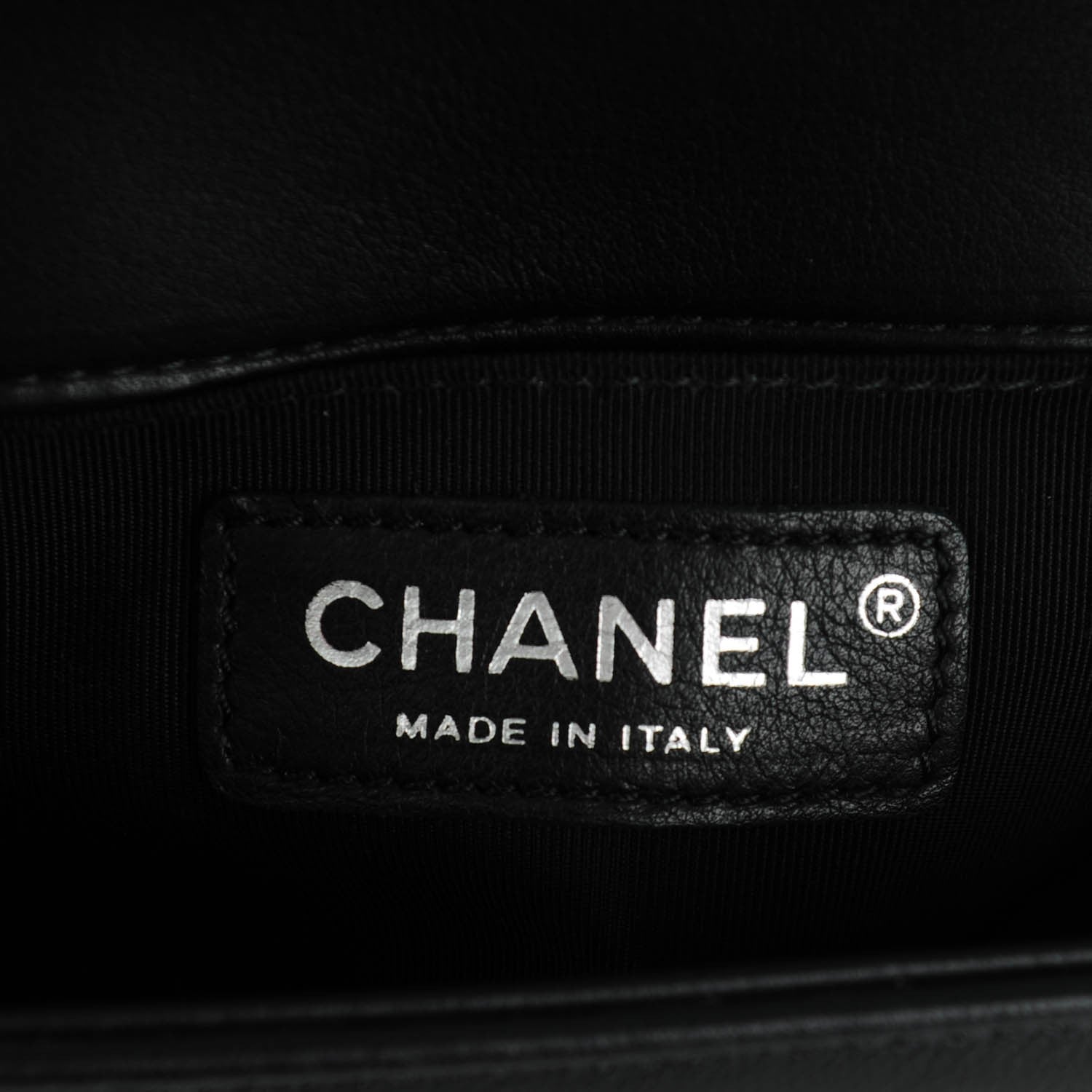Chanel Calfskin Chevron Quilted Small Boy Flap Black 6 of 7