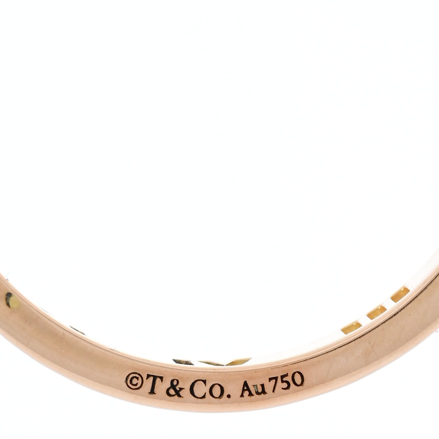 18K Rose Gold Diamond Atlas Pierced Ring 55 7.25
