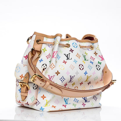 Louis Vuitton Monogram Multicolor Petit Noe White 3 of 8