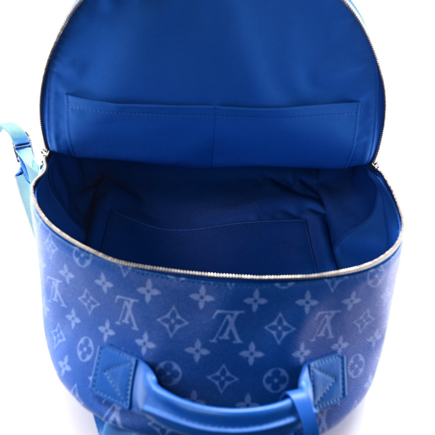 Monogram Clouds Multipockets Backpack Blue