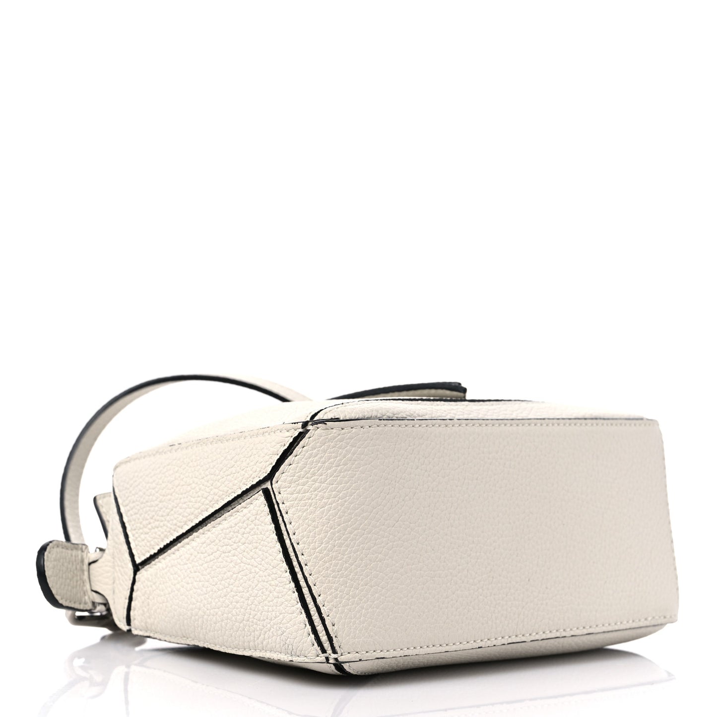 Calfskin Mini Puzzle Bag Soft White