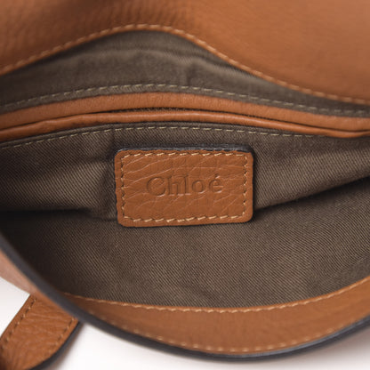 Chloe Calfskin Medium Marcie Round Zip Crossbody Bag Tan 5 of 12