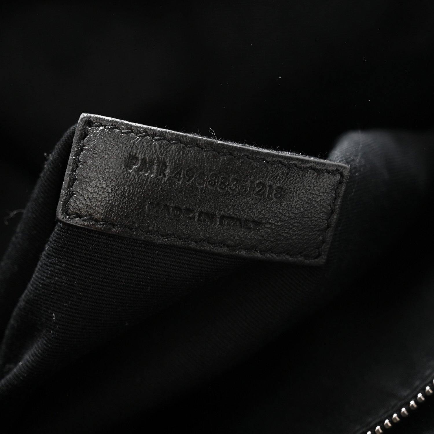 Saint Laurent Crinkled Calfskin Matelasse Monogram Medium Niki Chain Satchel Black 7 of 10