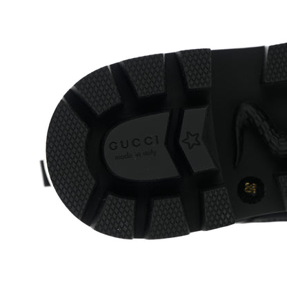 Gucci Calfskin Nappa Matelasse Frances Chelsea Boots 35 Black 8 of 11