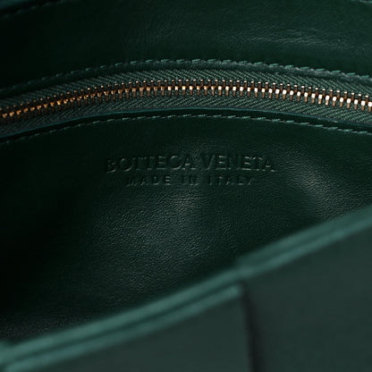 Bottega Veneta Grained Calfskin Maxi Intrecciato Cassette Crossbody Bag Raintree Green 6 of 14
