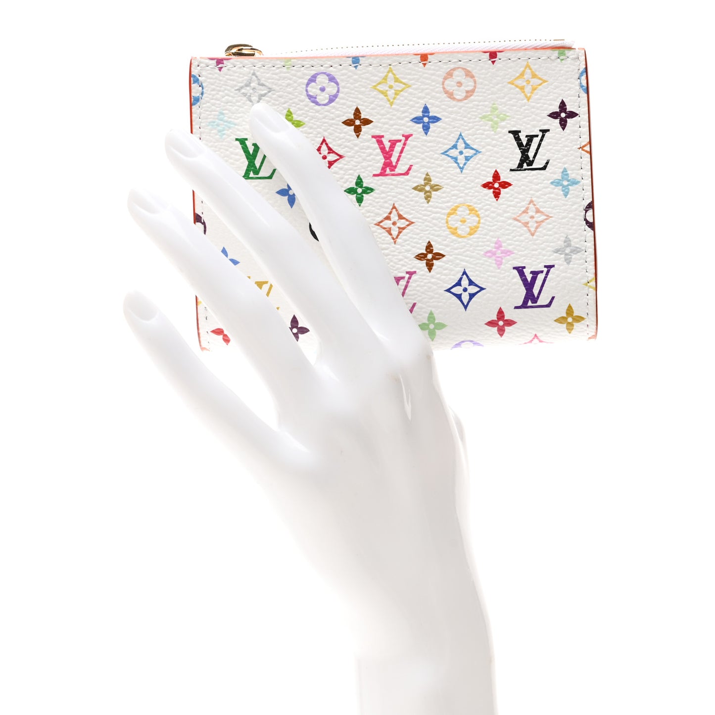 LV X TM Monogram Multicolor Lisa Wallet White