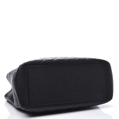 Chanel Caviar Quilted Grand Shopping Tote GST Black 3 of 10