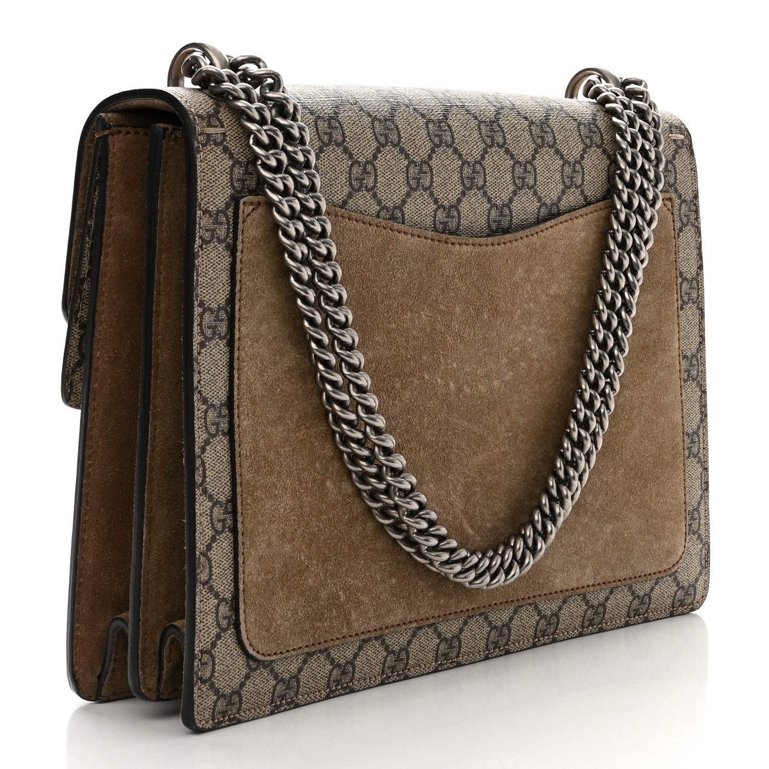 Gucci GG Supreme Monogram Shooting Star Embroidered Medium Dionysus Shoulder Bag Beige 3 of 12