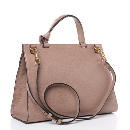 Gucci Calfskin Small Pearly GG Marmont Top Handle Bag Porcelain Rose 3 of 11
