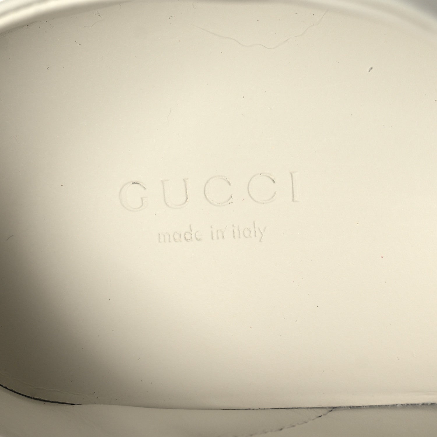 Gucci Calfskin Bee Star Embroidered Sylvie Web Ace Sneakers 38.5 White 8 of 9