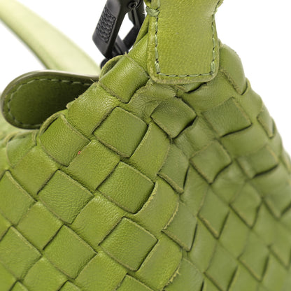 Bottega Veneta Nappa Intrecciato Small Shoulder Bag Assenzio 13 of 14