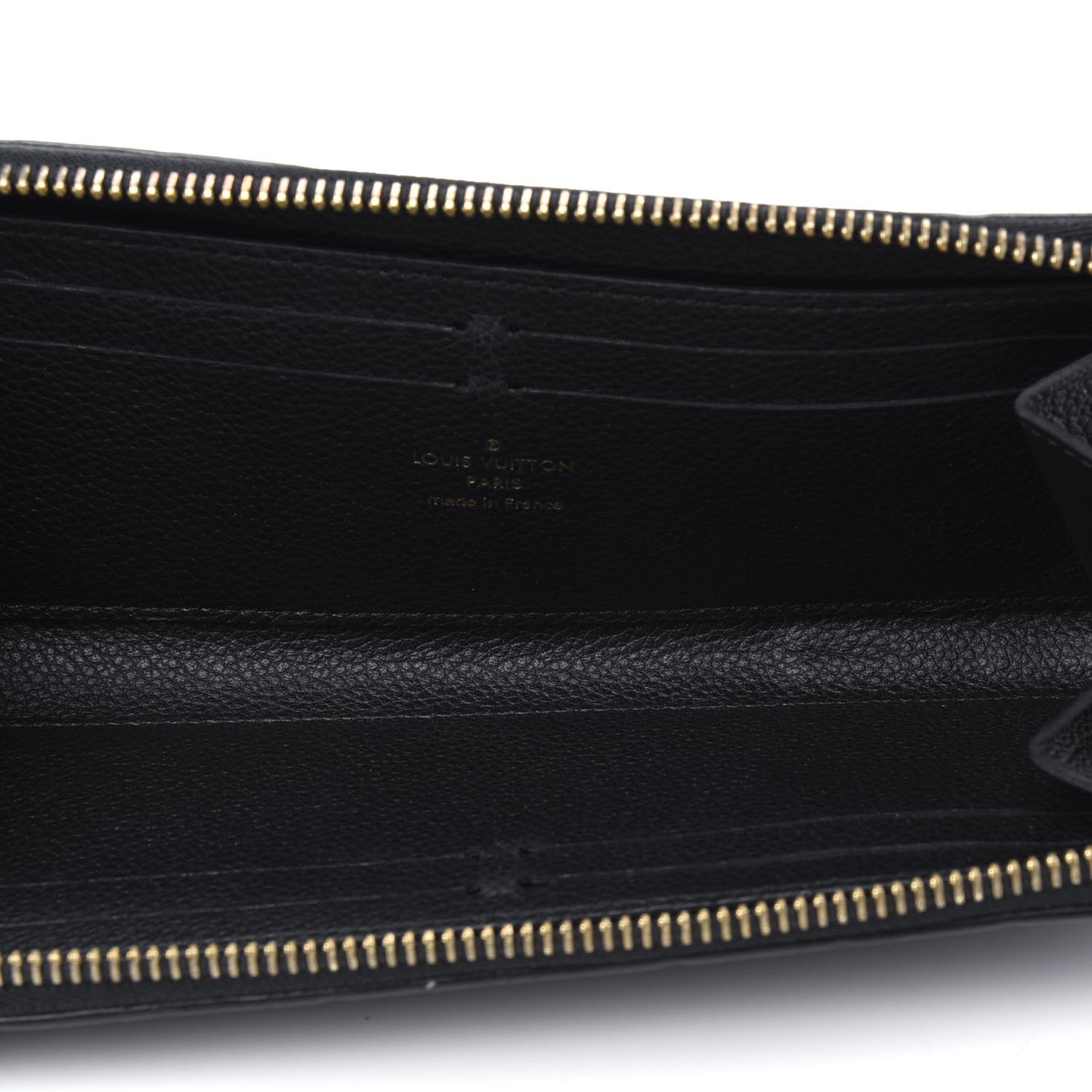 Louis Vuitton Empreinte Clemence Wallet Black 5 of 6