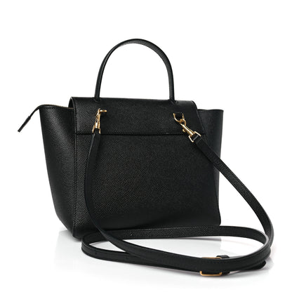 Celine Grained Calfskin Nano Belt Bag Black 3 of 9