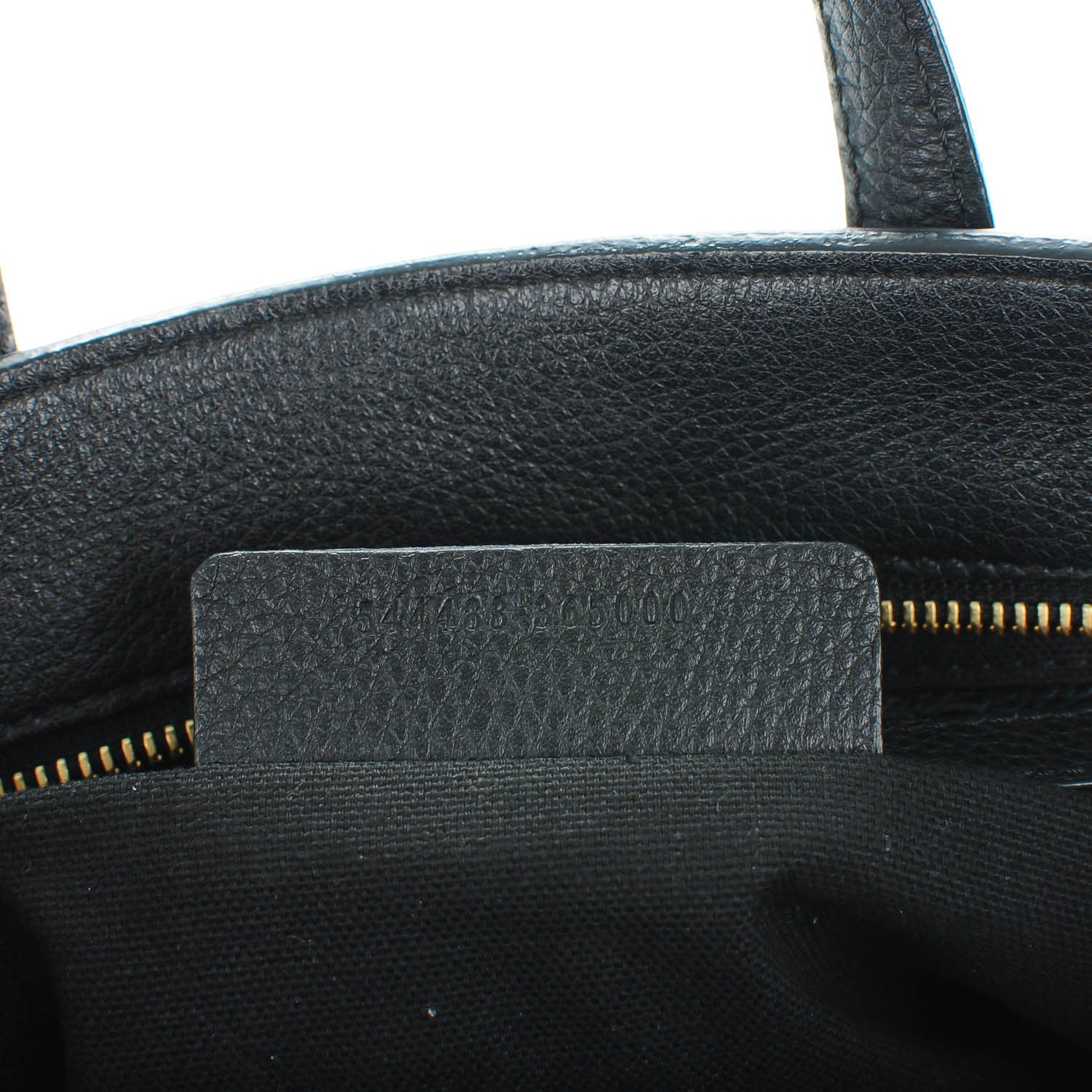 Alexander McQueen Pebbled Calfskin Mini Padlock Tote Black 7 of 7