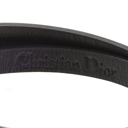 Christian Dior Calfskin CD Bracelet S Black 4 of 6
