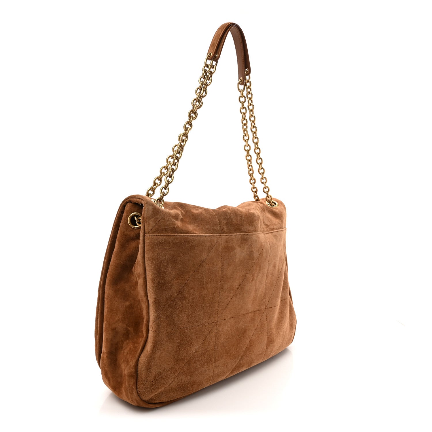 Saint Laurent Suede Matelasse Monogram Large Jamie 4.3 Snuff 3 of 10