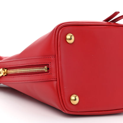 Saint Laurent Calfskin Small Emmanuelle Bucket Bag Vermillion 8 of 10
