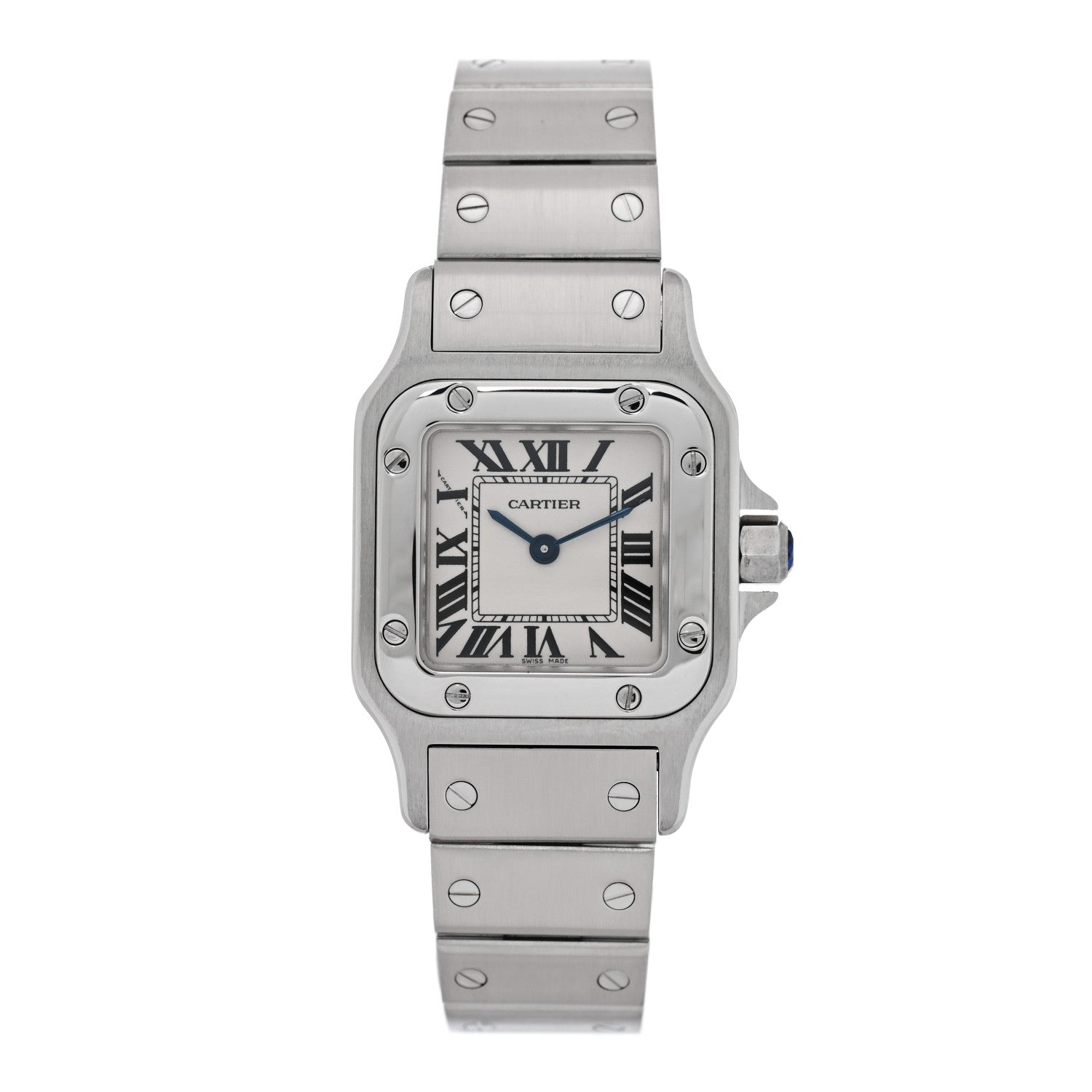 Cartier Stainless Steel 24mm Santos de Cartier Galbee Quartz Watch 1 of 4