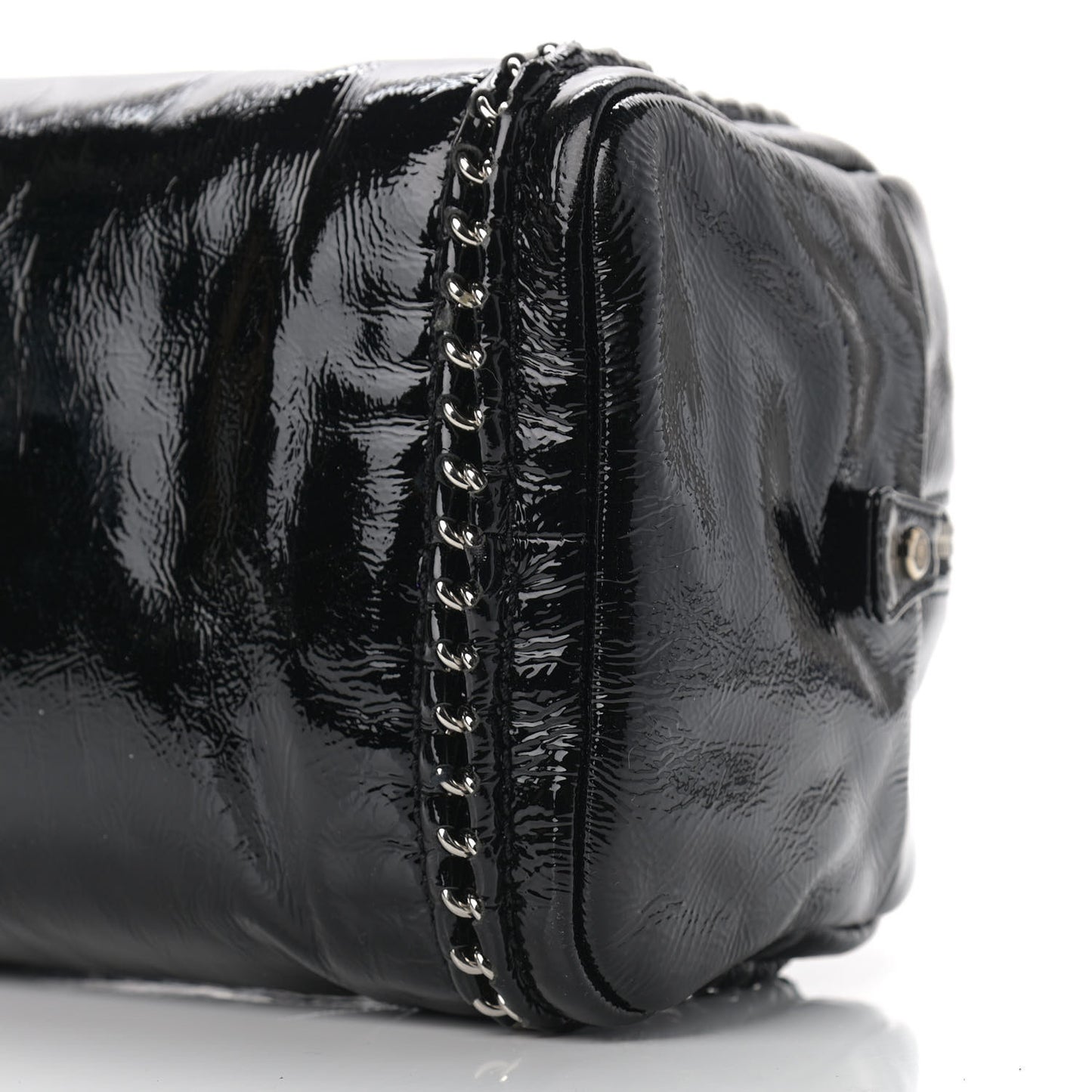 Patent Medium Luxe Ligne Bowler Black