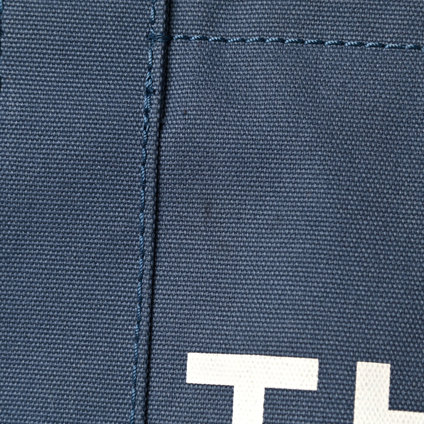 Cotton Canvas The Traveler Tote Bag Blue