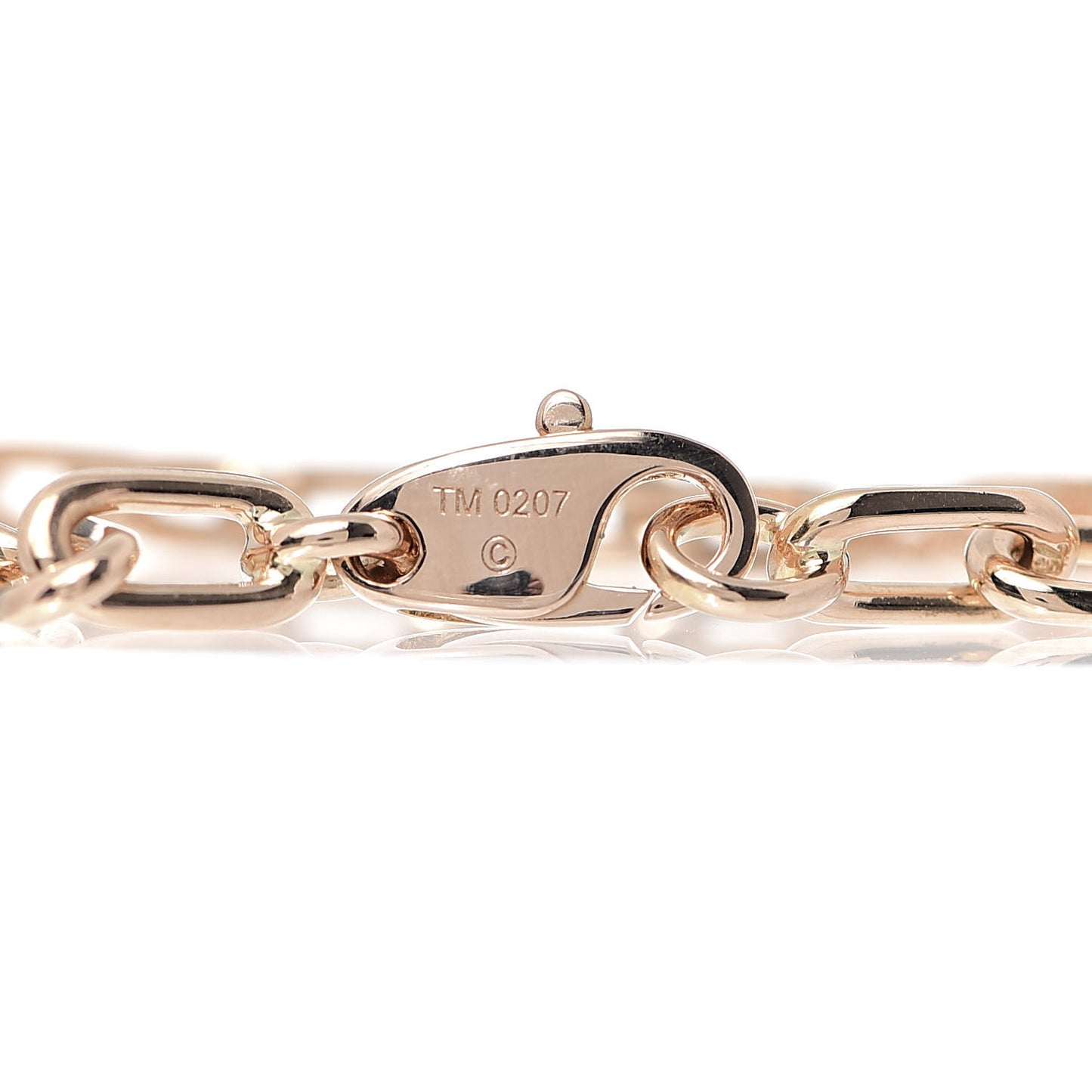 18K Pink Gold Spartacus Link Chain Bracelet