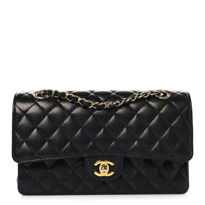 Chanel Caviar Quilted Medium Double Flap Black 1 of 11