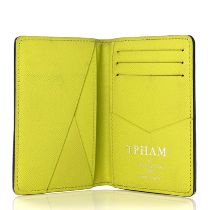 Louis Vuitton Monogram Taiga Pocket Organizer Yellow 4 of 11