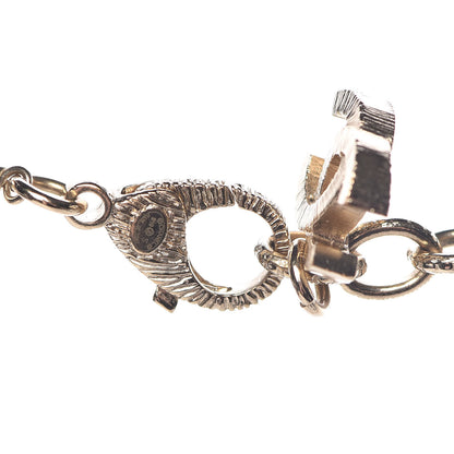 Chanel Pearl Crystal CC Long Necklace Gold 4 of 6