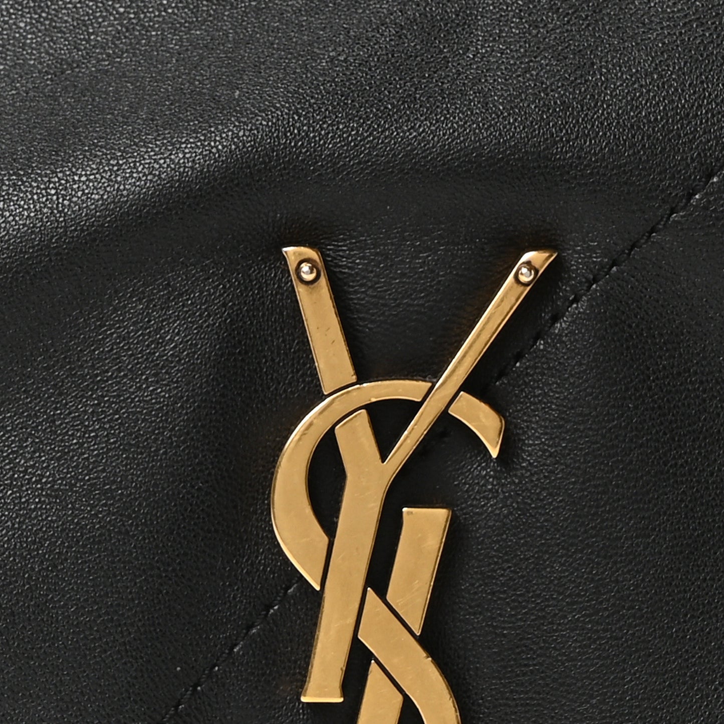 Lambskin Matelasse Monogram Large Jamie 4.3 Black